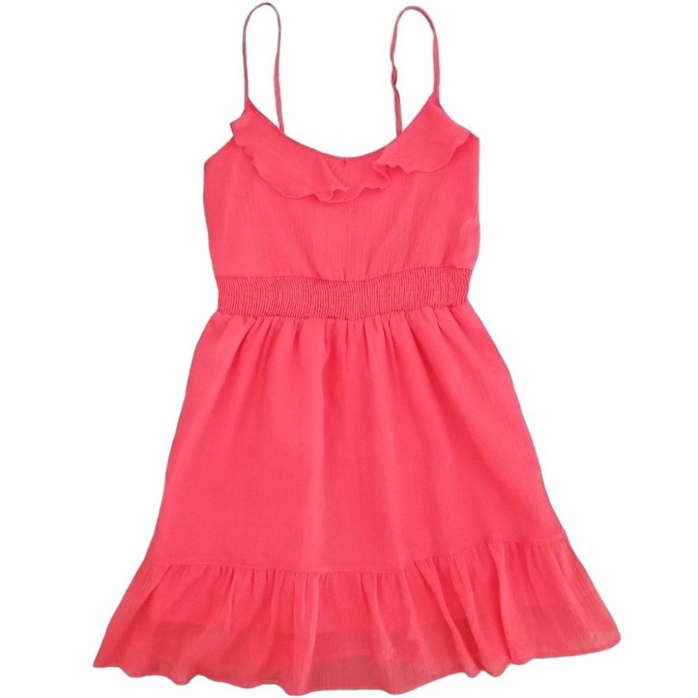 Gauzy Ruffle Smocked Dress